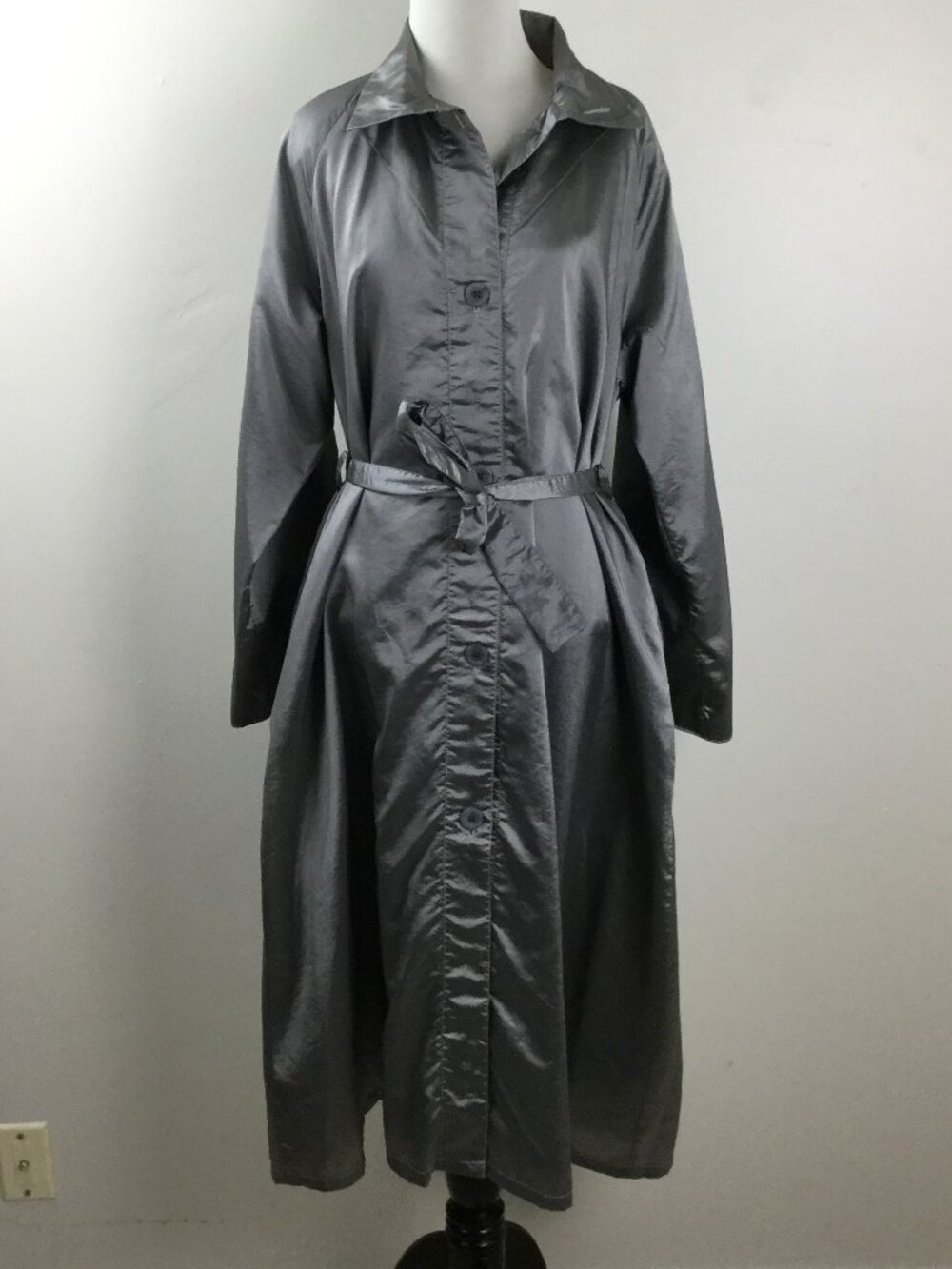 Vintage Aqua Sheen Grey Coat s